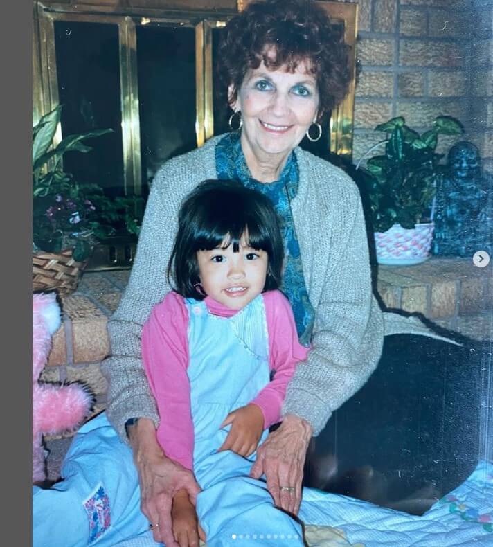 Shay Mitchell with Grand Mother